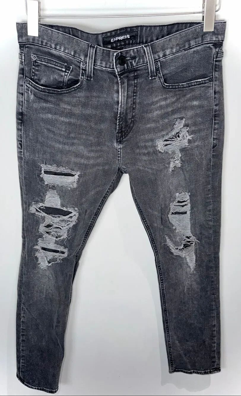 Express black slim fit jeans size 32x32